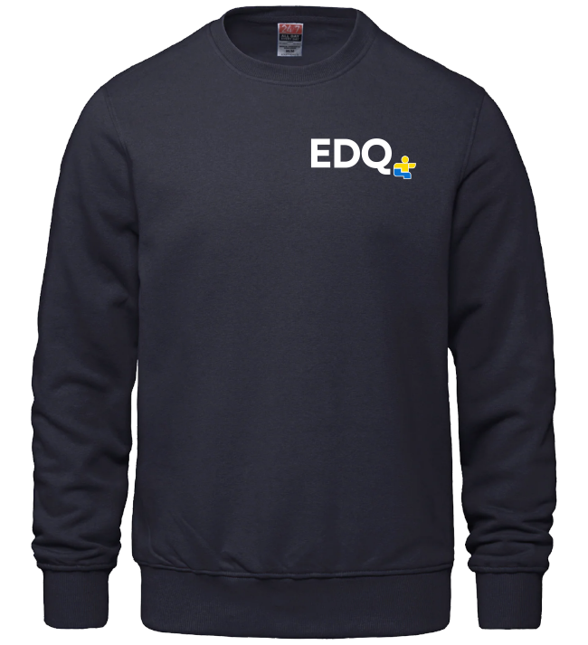 JDQ EST-DU-QUÉBEC - L00540 Chandail à col rond en molleton pour adultes - SE. S16126 (AVG) - SE. S16127 (DOS)