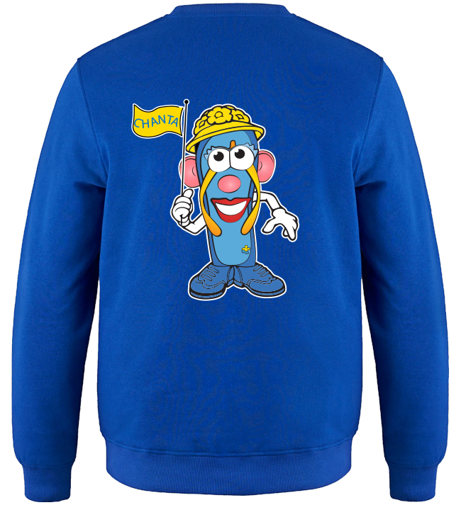 JDQ EST-DU-QUÉBEC - L0540Y Chandail à col rond en molleton pour jeunes - SE. S16126-2 (AV) - DTF. DTF-1424 (DOS)